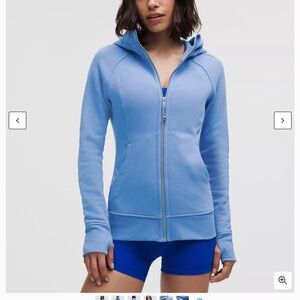 Lululemon Size 2 Women's Blue Scuba Full Zip Hoodie